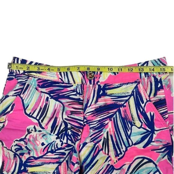 Lilly Pulitzer The Buttercup Short Tiki Pink Cabana Crazed - Picture 8 of 10